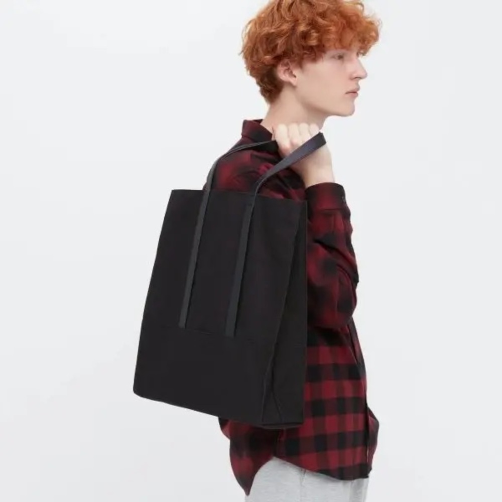 JW Anderson x Uniqlo Unisex Black Tote Bag  Black